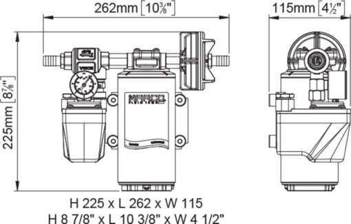 Marco DP12 Kit de Pompe à laver 5 bar - 72.5 psi (12 Volt) – Image 2