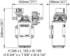 Marco UP10/E pump drawing