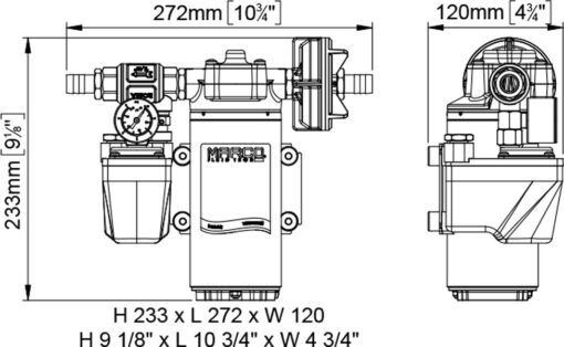 Marco UP12/A pump drawing