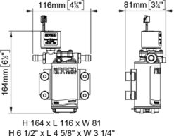 Marco UP2/E-BR pump draw