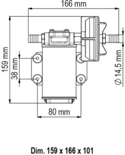 Pompe électrique de Transvasement, 15 l/min – 4 gpm