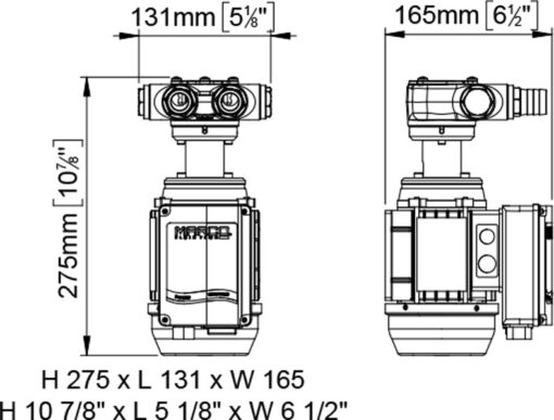 Marco VP45/AC pump draw