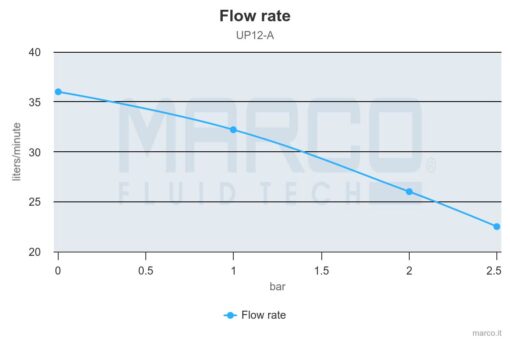 Marco UP12/A Groupe d'eau avec pressostat 9.5 gpm - 36 l/min (24 Volt) 3